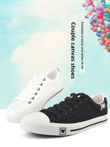 Couples Canvas Shoes Soft Bottom Casual Classic Style Student School Shoes Breathable All-Match Mens Womens Low Top round Toe