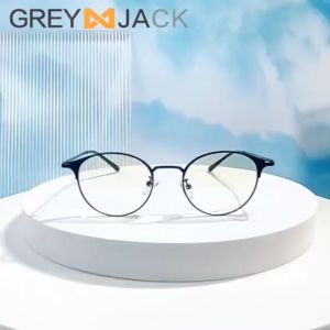 Grey Jack / Kacamata Antiradiasi Blueray Dewasa Korean Style Oval Fashion Wanita dan Pria Terbaru 16034