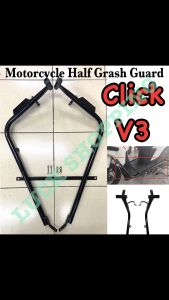 Honda Click V3 & V4 Good Quality Motorcycle Half Crash Guard Pair Made in Thailand