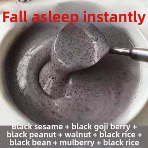 Sesame Walnut Blackcurrant Soybean Mix Breakfast Powder