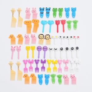 Thìa Trái Cây Nhựa Màu Sắc Kiểu Nhật Bản Cho Bánh Kem Và Đồ Ăn Nhẹ Dùng Một Lần Dễ Thương Cho Hộp Đựng Thức Ăn Trưa