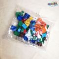 BRICKS TABLE TROLLEY CASE (with 50 pieces blocks toys). 