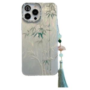 WEIXIN | Apple 17 Phone Case with Bamboo Fan Design 14 Pro