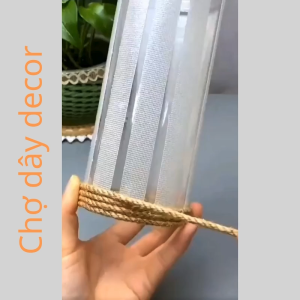 Cuộn 10m Dây thừng tròn trang trí dây đay dây thừng trang trí làm đồ handmade