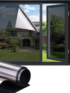 Sunscreen waterproof sunshade glass stickers privacy double-sided transparent film window decoration film bedroom