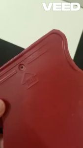 Kape Plastik PVC merah 5 7 9 inch Scrapper skrap scrape