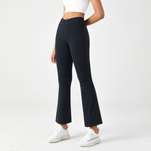 SALTUM | V-Shaped Flare High-End Plus Size Quick-Dry Light Tight Fitness Pants