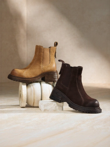 Belle | Thick Sole Fleece Lined Warm Chelsea Boots