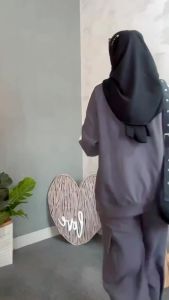 Gaudy - Carisa One Set Setelan Blus Celana Cargo Wanita Terbaru Kekinian Bahan Waffle Fit XL Jumbo