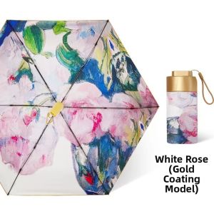 MOLORE | Compact Foldable Retro Lightweight Sun Protection Print Customizable Logo Umbrella