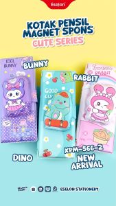 Kotak Pensil Magnet SPONS CLIP Fanci / Tempat Pensil XPM-566-2