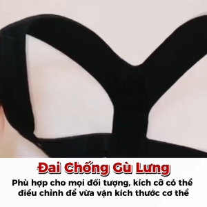 Đai Chỉnh Gù Lưng Thông Minh – Giữ Thẳng Lưng Giảm Đau Vai Gáy Dùng Hàng Ngày