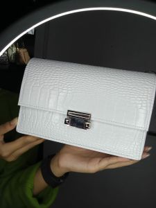 Tas selempang wanita murah dan mewah terbaru tali setengah rantai real picture