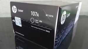 HP 107A (W1107A) ตลับหมึกโทนเนอร์ HP 107A (W1107A) หมึกสีดํา ผงหมึกแท้คุณภาพสูงจากHP แท้ศูนย์ ของใหม่ คุณภาพ100%