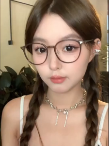 Cermin Mata Fesyen Cermin Mata Baca Anti Cahaya Biru Round Frame Eyewear Reading Glass Cermin Mata Rabun Dekat Ringan Uniseks