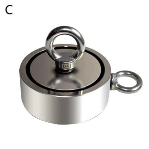 Sea Fishing Diving Treasure Hunting Attractor Double Sided Magnetic Powerful Strong Salvage Magnet Iron Recovery Magnet