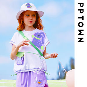 PPTOWN | Lightweight Sleeveless Stripe T-Shirt for Girls