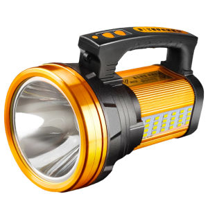 Rechargeable Super Bright Long Range Portable Outdoor Emergency Multi-function Handheld Flashlight