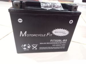 aki motor motorcyclefit YTX20L-BS 12v 20ah/ aki moge 12v 20ah