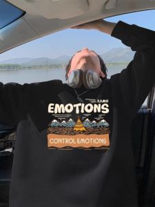 เสื้อฮู้ดสีแดงเข้มสำหรับผู้ชาย ฤดูใบไม้ผลิและฤดูใบไม้ร่วง สไตล์ลำลอง ทรงหลวม คอตั้ง ปกติ โพลีเอสเตอร์ แฟชั่นเมือง