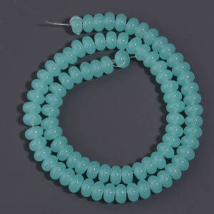5x8mm Imitation Jade Glass Abacus Beads Multicolor Loose Spacer Wheel Beads For DIY Charms Bracelet Necklace Jewelry Accessories
