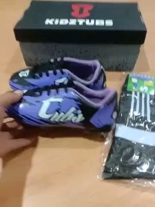 KIDZTUBS Sepatu Bola Anak Paket Komplit Sepatu Bola Tas Skin Deker Kaos Kaki Usia 6-10 Tahun Size 28 29 30 31 32 33 34 35 36 37 KDZ1627122224