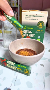 Đường Dừa Nước Hữu Cơ VIETNIPA - Hộp 10 gói