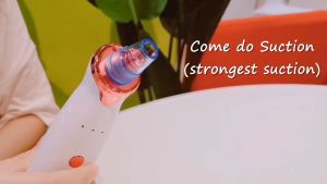 Facial Cleaning 5 Tips Blackhead Remover Electric Vacuum Suction Blackhead Acne Extractor Pores Deeply Cleaning Tool Whitehead Extractor Multifunctional Skin Care Beauty Device MR278W-B