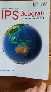 Buku Paket IPS Geografi Kelas 10 SMA Kurikulum Merdeka Penerbit Erlangga