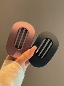WENZHU | Kẹp Tóc Hình Oval Lớn Elegance cho Phụ Nữ
