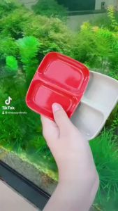 Chén Nhựa Melamine cao cấp FATACO  Chén nước chấm 2 ngăn