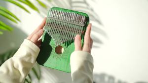 21 Key Mahogany Kalimba 17 Key Thumb Piano Portable Finger Piano for Beginner Mbira Gifts for Adults/Kids