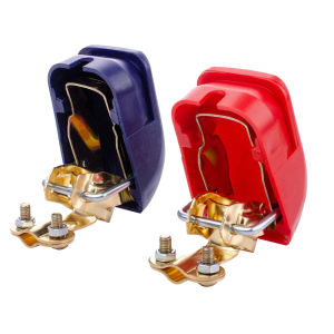 2 đầu cốt bình ắc quy 12V – Kẹp cực tháo nhanh kết nối chắc chắn – Dùng cho ô tô xe máy