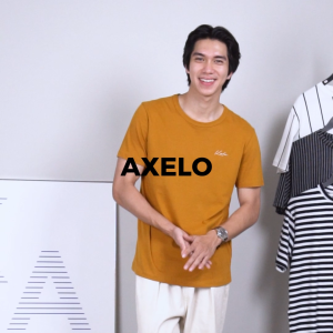 Kaos Basic untuk Acara Sehari-hari: Kaos AXELO DARK MUSTARD