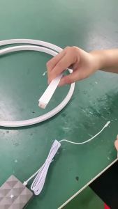 12V Free Welding Embedded Wardrobe Cabinet Light Strip Silica Gel Tube Neon LED Strip Light 30cm-300cm Kitchen Living Room Decor