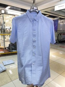 Áo Sơ Mi Nam Công Sở Thường Ngày Mùa Hè Không Cần Ủi Cổ Bẻ Tay Ngắn Thoải Mái Thoáng Khí Phong Cách Công Sở Giản Dị