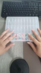 30 Grid DIY Diamond Storage Box Multifunctional Clear Small Items Dustproof Box With Lid For Jewelry