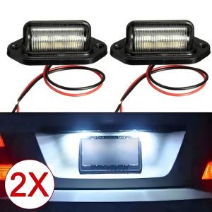 6 LED gắn biển số ô tô đèn biển số đèn trắng đèn biển đăng ký xe cho xe tải SUV Trailer van tag đèn soi Bước Chân Sản phẩm tự động