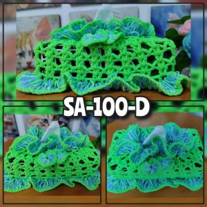 Crochet Handmade Tissue Box Cover 90s/100s Part 5 Sarung Kait Tissue