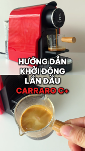 Máy Pha Cà Phê Viên Nén CARRARO C+ Tương Thích Nespresso - Nhập Khẩu Chính Hãng