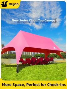 MUJOD | Large Dome Canopy Pink Tent