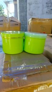 combo 50 hủ 500gr màu xanh bơ có viền