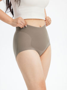 plusmall | Big Size Tailored Stripe Design Buttocks Lifting Invisible Waist Comfort Shaping Underwear