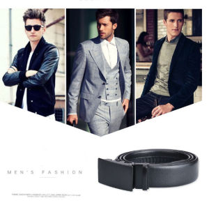 ADD STYLE | IKAT PINGGANG PRIA COOL OTOMATIS BIG SIZE 150 CM GESPER KULIT IMPORT HITAM POLOS COD