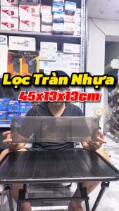 Lọc Tràn Nhựa 3 Ngăn Cho Bể Cá Cảnh (45x13x13cm)