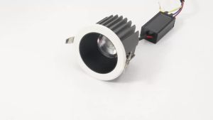 JOYINLED Recessed LED Downlight Lamp 10W 4000K Single Head LED Spot Lights COB Anti-Glare Down Lamp for Home Office Store Indoor