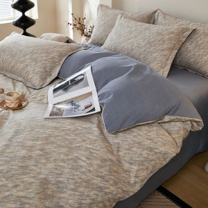 Thickened Non-Cotton Fleece Warmth Cat Person Bedding Set Four-Piece Winter Duvet Cover Sheet Non-Cotton Pure Cotton Bedding