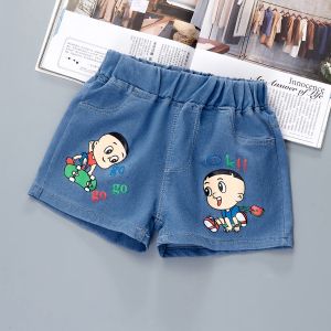 Quần Short Denim Mỏng Mùa Hè Cho Bé Gái Quần Áo Trẻ Em Thời Trang Quần Áo Sơ Sinh Quần Short Cotton Thường Ngày Cho Bé Gái