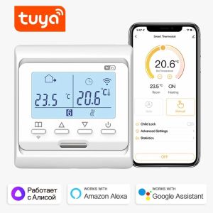 WiFi Smart Tuya Thermostat for Electric Floor Heating Water/Gas Boiler Temperature Remote Controller with Google Home & Alexa