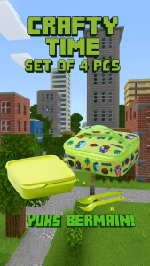 Cpm craftytime lunch bag set of 3 /new produk tas bekal set